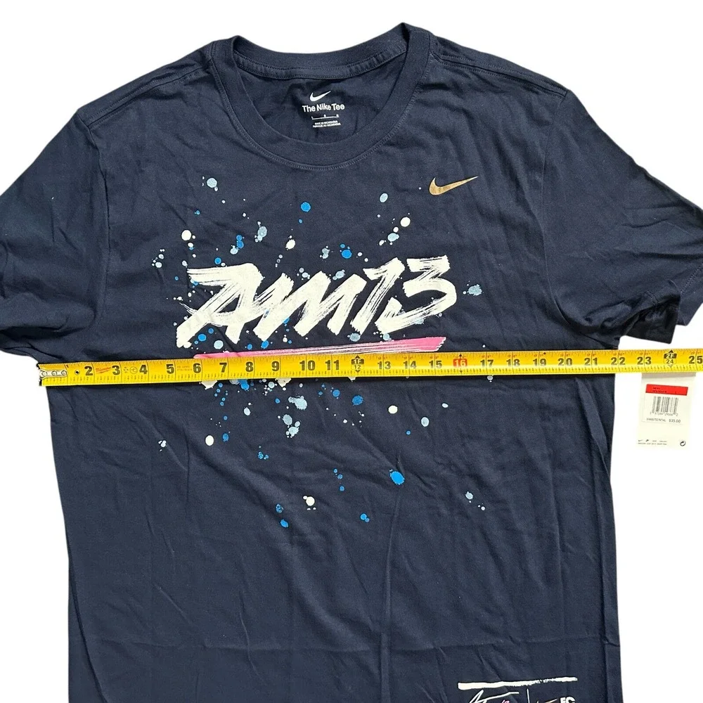 NWT Nike Alex Morgan Soccer Tee Navy Blue Men's Shirt Size‎ L